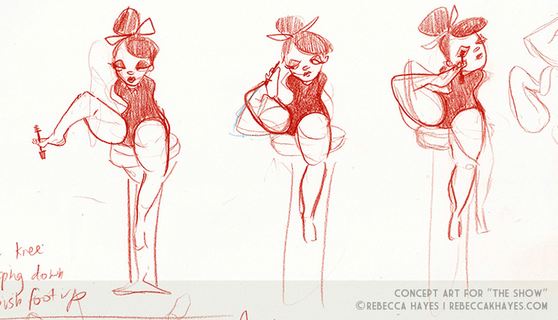 Concept art for 'The Show'